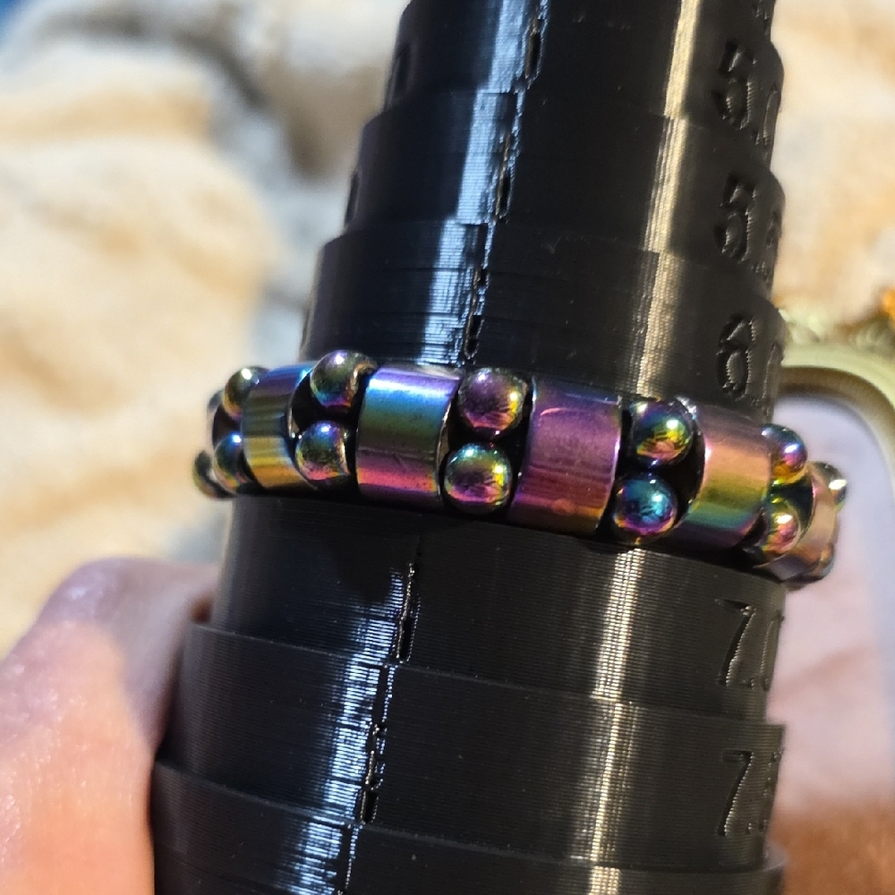 Rainbo Hematite Stretch Bracelet